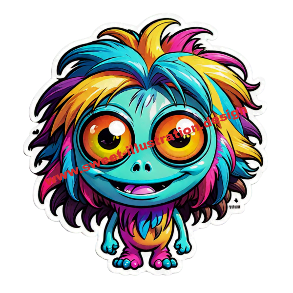 shaggy-long-haired-cute-monster-with-colorful-hair-and-big-happy-eyes-on-a-solid-color-background-as-279889631-PhotoRoom